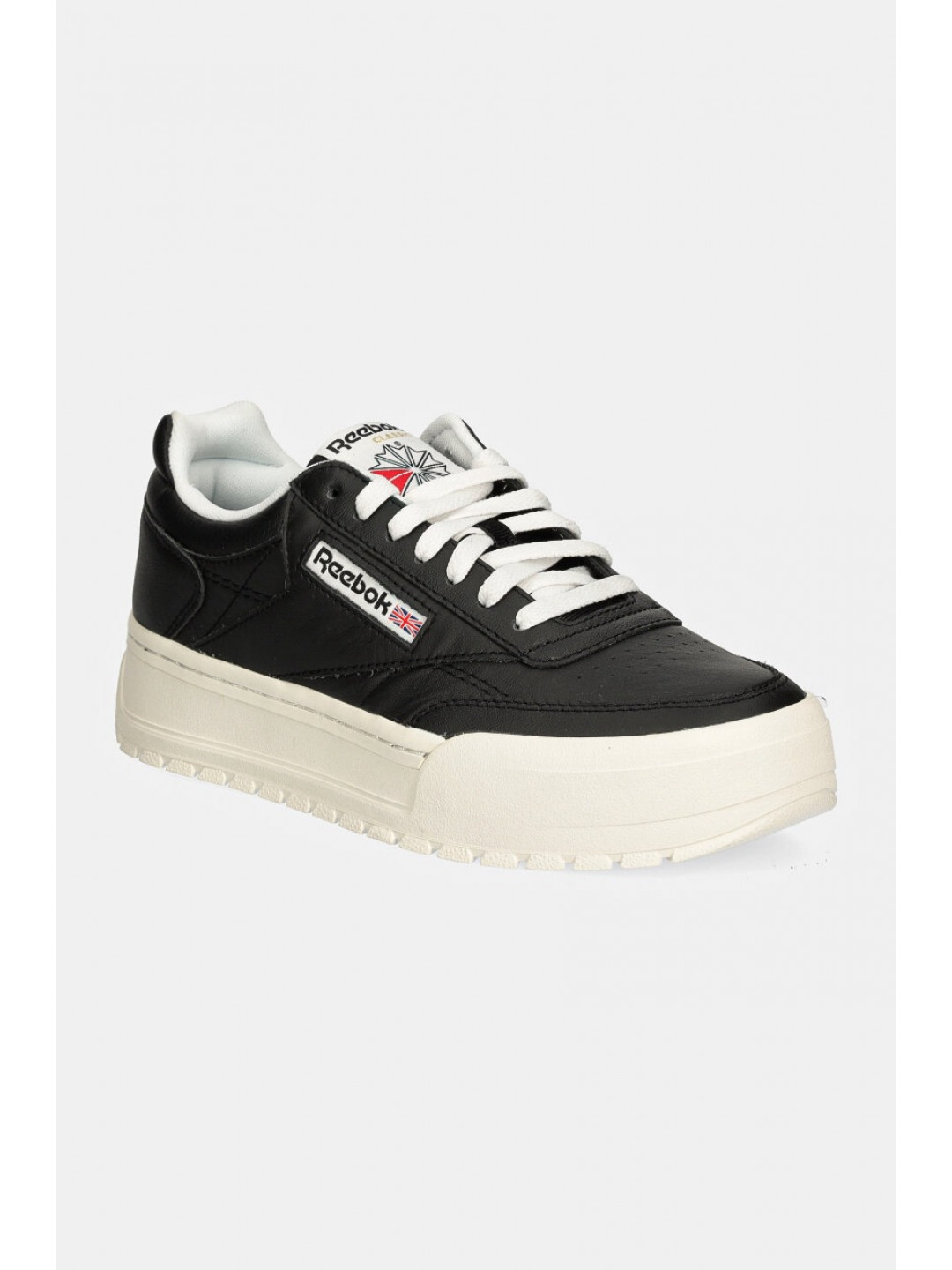 Kožené tenisky Reebok Classic Club C Megacourt černá barva 100201239